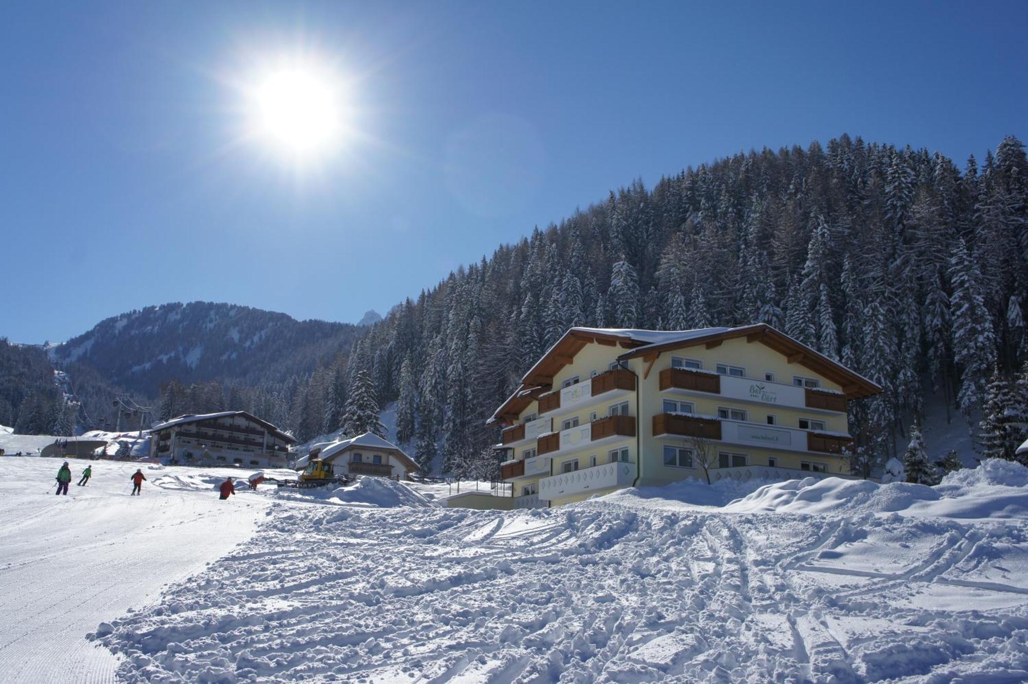 Garni Hotel Bel Vert Selva di Val Gardena Bagian luar foto